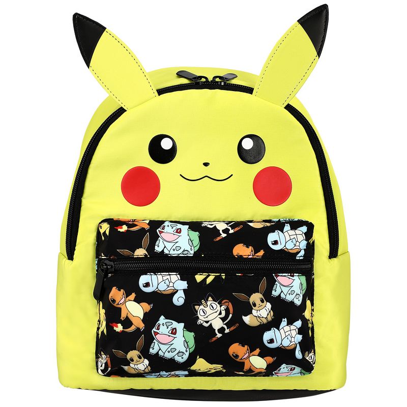 Pokemon's Pikachu Adorable Mini Backpack with 3d Ears, 1 of 7