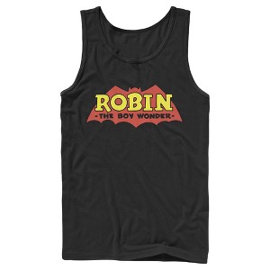 Men's Batman Logo Robin Boy Wonder Tank Top - 1 of 4