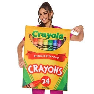 InSpirit Designs, LLC Crayola Crayon Classic Box Quik Change™ Adult Costume | One Size - 1 of 4