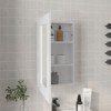 SEVOBAL Bathroom Storage Cabinets Single Door Wall Cabinet for Bathroom with Mirror and Shelves for Bathroom, White, 5"*15.3"*25.7" - 4 of 4
