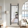 PexFix 24 in. W x 63 in. H Ladder-Style Solid Wood Framed Mirror in Brown - 3 of 4