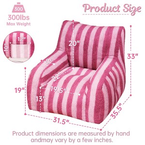 NicBex Tufted Bean Bag Sofa Chair Soft Stuffed Filling for Living Room or Bedroom Accent,Family Room or Kids' Space - 1 of 4