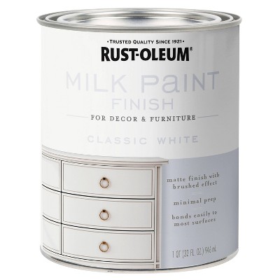 Rust-Oleum 2pk Milk Paint Classic White