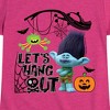 Girls' - Trolls - Lets Hang Out Branch Fitted Short Sleeve Graphic T-Shirt - image 2 of 4