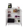 Vynxaria Modern Wood Base Shoe Cabinet, Elegant Design, Ample Storage, Natural Finish - 4 of 4