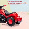 Ride-On Bubble Motorcycle for Kids, 6V Electric 3-Wheel Toy with Light, Music & Bubble Maker - 2 of 4