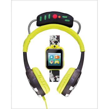 PlayZoom Kids Smartwatch with Headphones: Green Astronaut