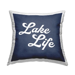 Stupell Industries Nautical Lake Life Phrase, 18 x 18 - 1 of 3