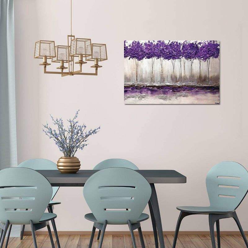 Purple Summer by Osnat Tzadok Unframed Wall Canvas - iCanvas, 5 of 7