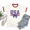 Simply Sage Market USA Star Coquette Ringer Tee - 3 of 4