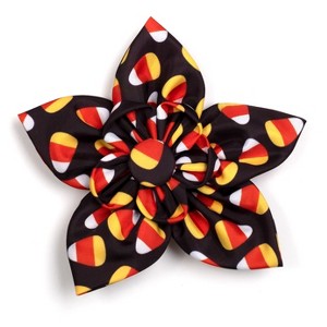 The Worthy Dog Candy Corn Flower Adjustable Collar Attachment Accessory - 1 of 1