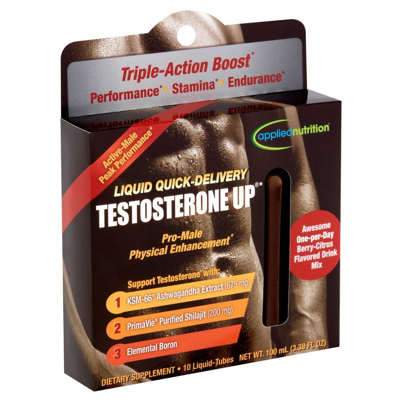Applied Nutrition Liquid Quick Testosterone Up Supplements - 10ct, 3 of 5