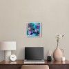 Art Remedy Jewel Toned Butterfly Colorful buterfly and flowers wall art Framed - 2 of 4