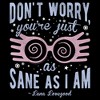 Mens Harry Potter Luna You’re Just As Sane as I Am Tank Top - 2 of 4