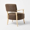 Corallina Upholstered Wooden Accent Chair Brown - Threshold™ designed with Studio McGee - image 4 of 4