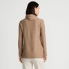 Lands' End Women's Cable Ottoman Relaxed Long Sleeve Cowl Neck Top - 2 of 4