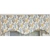RLF Home 100% Cotton Arizona Cornice  Fully lined Windows Rod Pocket Valance 50" x 17"  Natural - 3 of 4