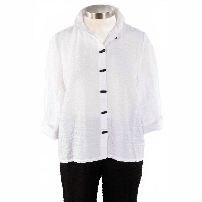 Women's Flounce Collar Jacket - habitat XXL