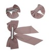 Unique Bargains Elegant Velour Bow Headpiece Hair Clips 1 Pc - 3 of 4