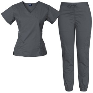 Medgear Women's 12-Pocket Jogger Set - 1 of 4