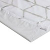 Kumasinova 84"/63" Full Blackout Curtains,Metallic Print Window Curtains Panel with Grommet Top,Kitchen Curtains for Living Room&Bedroom - 4 of 4