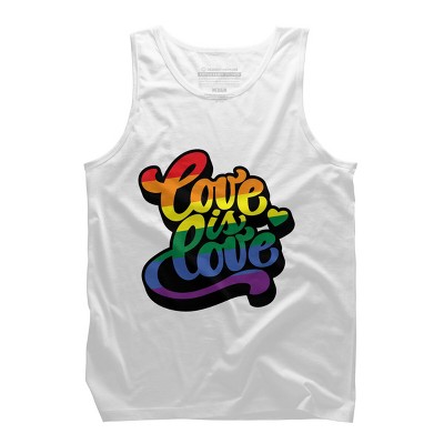 Adult Design By HumansLove Is Love Pride Lettering By Belugastore Tank Top