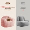 GustoWave Extra Large Bean Bag Chair for Bedroom & Living Room, Pink - 3 of 4
