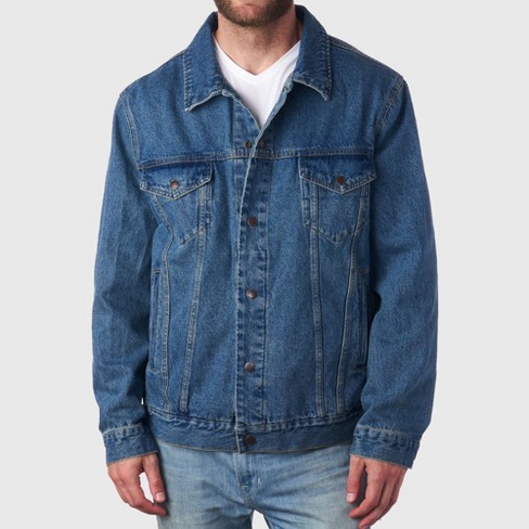 Alpine Swiss Derek Men s Classic Denim Trucker Jacket Target