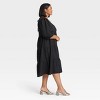 Women's Plus Size Puff 3/4 Sleeve Tiered Dress - Ava & Viv™  - image 3 of 3