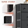WOWLIVE 10 Drawers Dresser, Wooden Dresser, Chest of Drawers with Fabric - 4 of 4