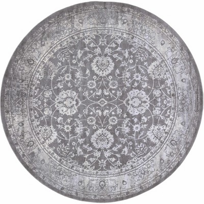 Hauteloom Benavides Gray Updated Traditional Tibetan Rug