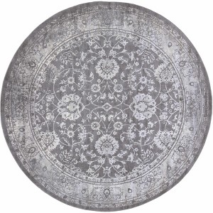 Hauteloom Benavides Gray Updated Traditional Tibetan Rug - 1 of 4