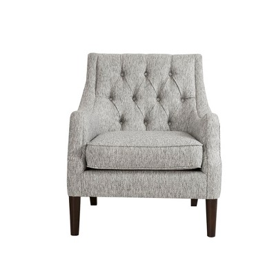 VYNXARIA Vintage inspired style Button Tufted Accent Chair£¬Gray
