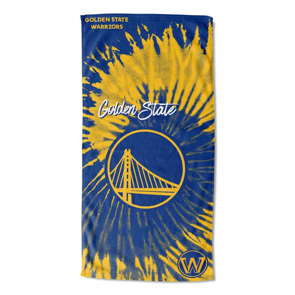 Photos - Towel NBA Golden State Warriors Pyschedelic Beach 