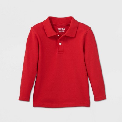 toddler boy long sleeve polo