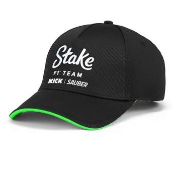 Stake F1 Kick Sauber 2024 Team Kid' s Baseball Black Hat - Youth Size