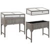 Raised Bed with Greenhouse 43.3"x21.3"x47.2" Solid Fir Wood vidaXL - 4 of 4