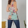 Women's Charmeuse Knotted Tank Top - PAPARAZZI S - 2 of 3