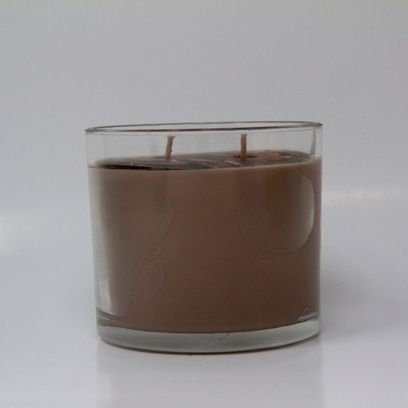 Glass Jar 2-Wick Sandalwood Amber Candle - Room Essentials™, 4 of 5