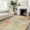 Abynow Geometric Modern Loomed Machine Washable Area Rug - 3 of 4