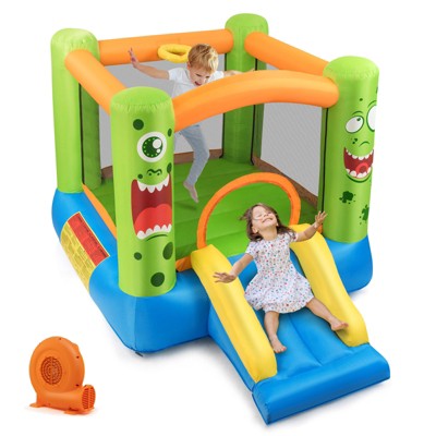 Infans Inflatable Bounce House Jumper Castle Kids Playhouse w/ 550W Blower