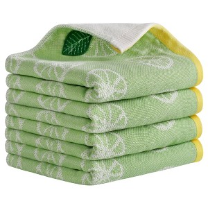 REGALWOVEN Cotton Soft Absorbent Decorative Lemon Fruit Pattern Hand Towel 13" x 29" - 1 of 4