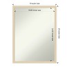 Amant Art Svelte Non-Beveled Wood Framed Wall Mirror - 4 of 4