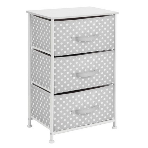 Mdesign Fabric 3 Drawer Closet Storage Organizer Furniture Unit