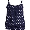Lands' End Women's Blouson Tummy Hiding Tankini Top Swimsuit Adjustable Straps - 3 of 4