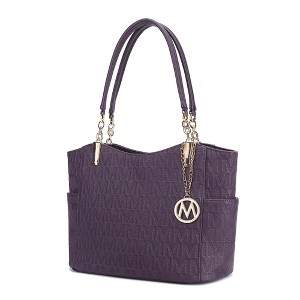 MKF Collection Malika M Signature Women’s Vegan Leather Handbag Satchel by Mia K - 1 of 4