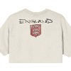 Team Gear England  Men’s Unbleached Cotton Vintage Oversized Boxy Tee-Large - 4 of 4