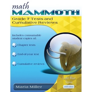 Math Mammoth Grade 7 Tests and Cumulative Reviews - by  Maria Miller (Paperback) - 1 of 1