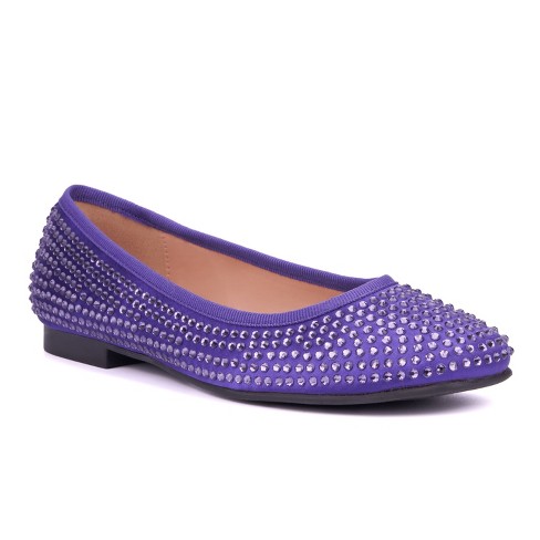 Purple flats target hot sale
