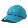 Dalix Heart of Bones Embroidered Cotton Dad Hat Adjustable Baseball Cap Womens - 4 of 4